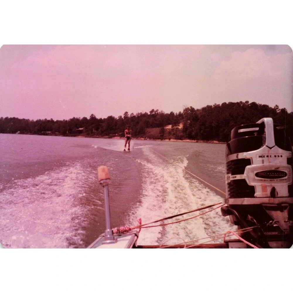Vintage 1970s Lake Water Skiing Photos Lot of 6 Mercury 650 Motor 3.5x5 - Picture 6 of 6